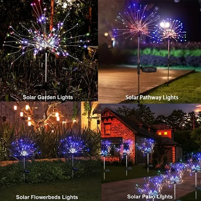 Solar Fireworks Lights