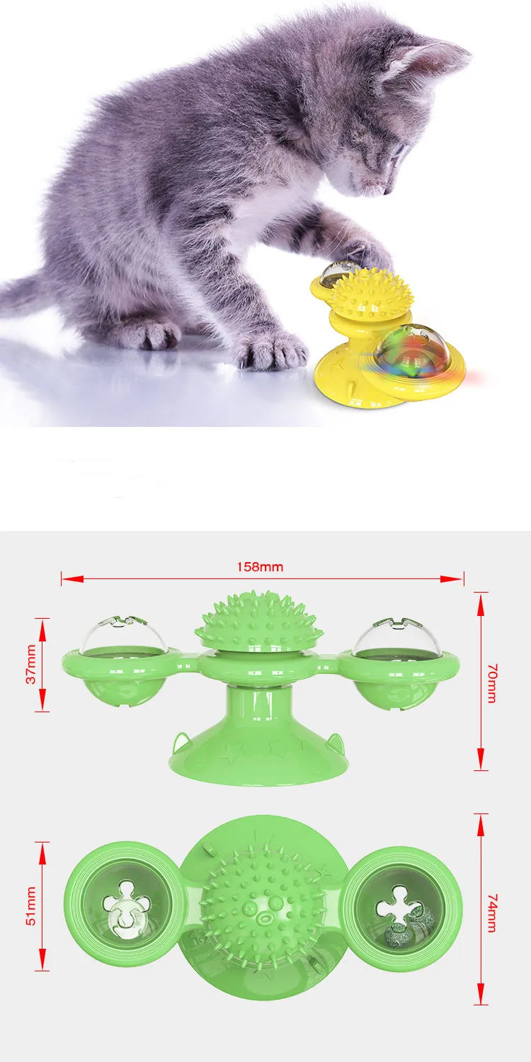 Windmill Cat Toy Interactive