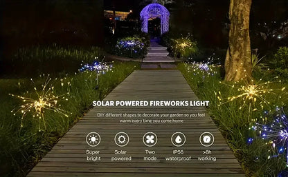 Solar Fireworks Lights