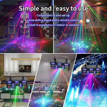 Laser Projectors RGB Christmas Party Lights