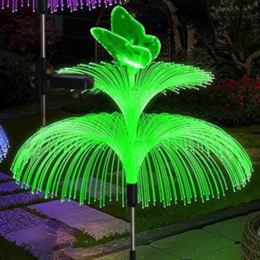 Solar LED Jellyfish Lights Outdoor Garden Decor