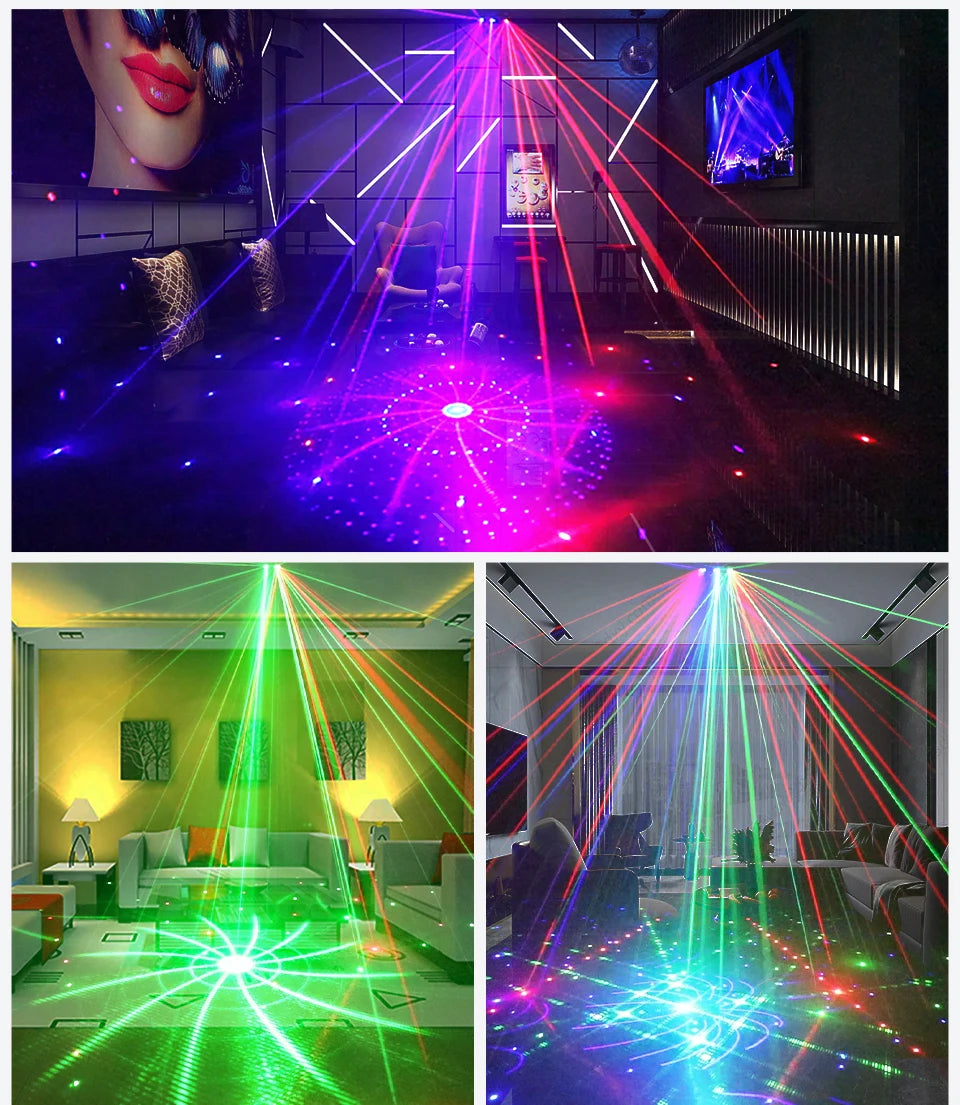 Laser Projectors RGB Christmas Party Lights